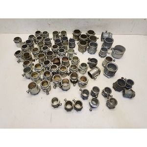 Lot 69 assorted sizes Conduit Connector coupling Set-Screw Style 1/2", 3/4", 1"
